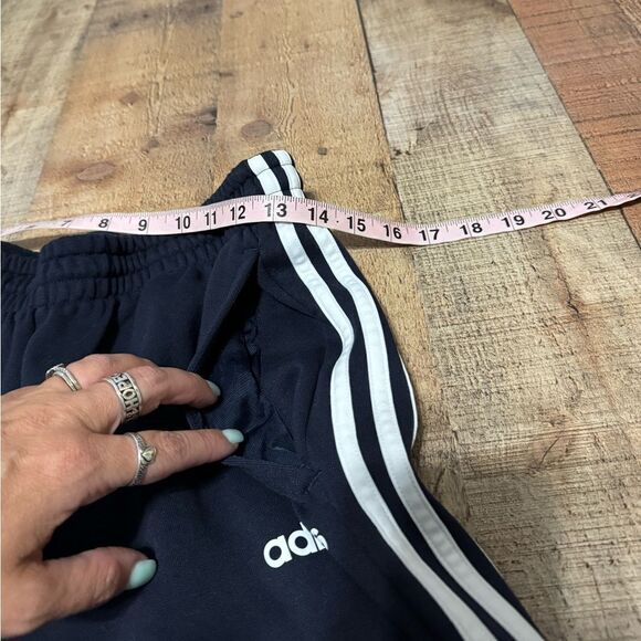 Navy adidas track joggers climalite - Picture 6 of 15